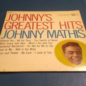 Johnny Mathis Greatest Hits Vinyl Record